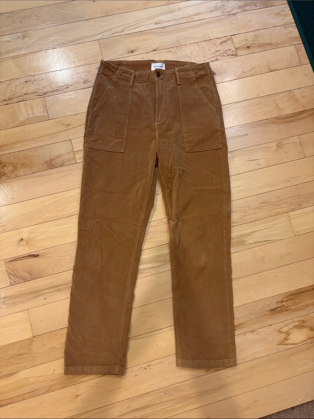 DRIFTWOOD Corduroy Workwear Pants in Brown